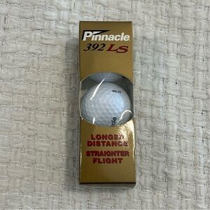 Pinnacle 392 LS Golf Balls | 3 Pack Sleeve NIB Vintage